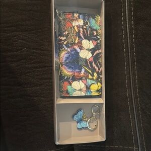 Colorful Butterfly Wallet with Keychain